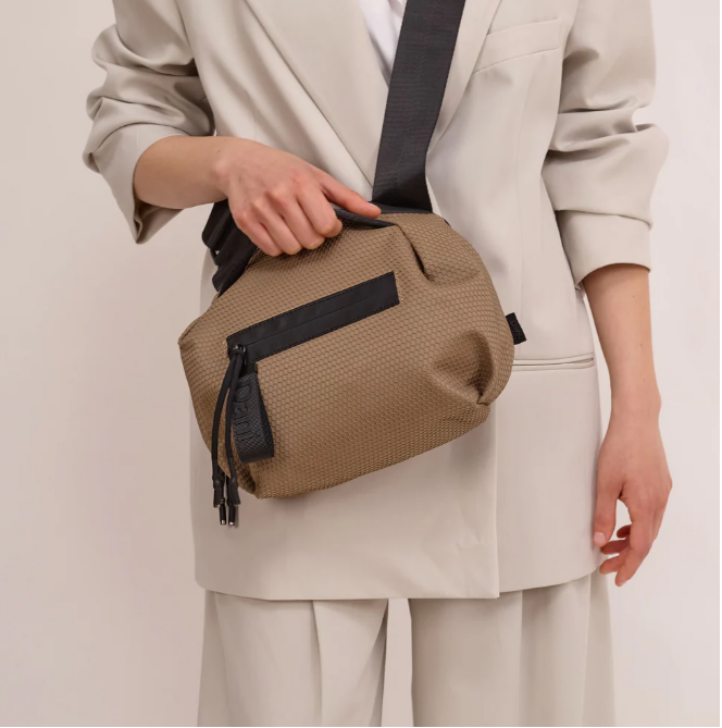 Daniella Lehavi Bonnie Crossbody Bag in Taupe