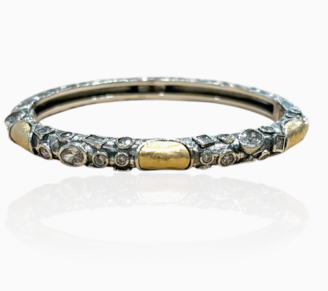 TAT2 Designs VINTAGE SILVER ENZO BANGLE B393