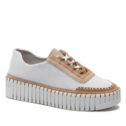 Silent D Baine Sneaker White/Latte