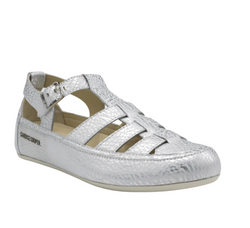 Candice Cooper Rock T Bar Silver Sandal
