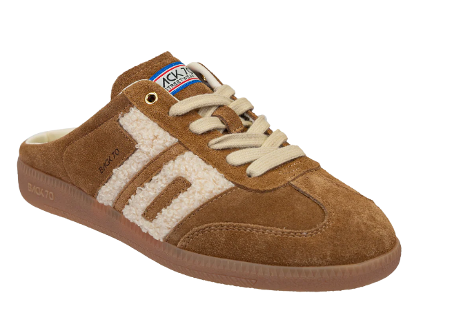 BACK 70 EASTER in TOBACCO Backless Sneakers