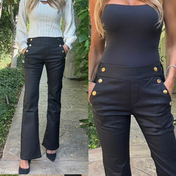Bevy Flog Ellen Black Check Pants