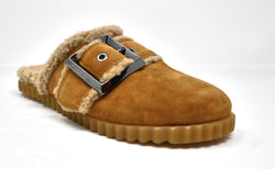 Voile Blanche Frederik Suede Fur Slides