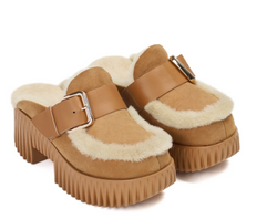 4CCCCEES Plia Amber Camel Shearling