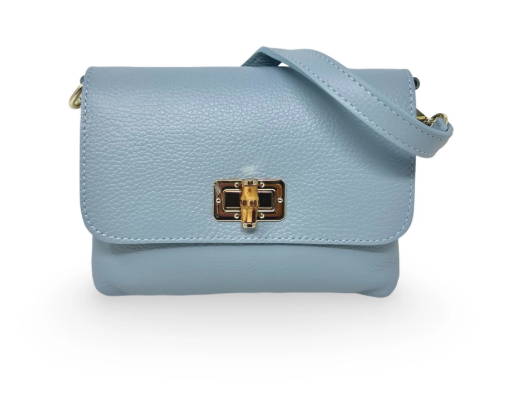 German Fuentes Beige Leather Clutch and Crossbody