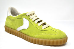 Voile Blanche Ines Green Suede Sneaker