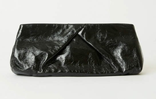 B-Low the Belt Distressed Patent Jino Clutch