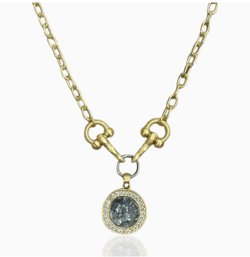 TAT2 Designs GOLD LAYLA HORSEBIT NECKLACE N777