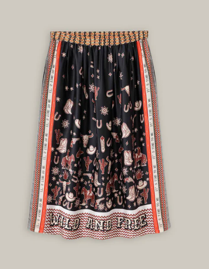 Me369 Vanessa Rodeo Midi Skirt