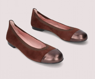 Pretty Ballerinas Brown Flat