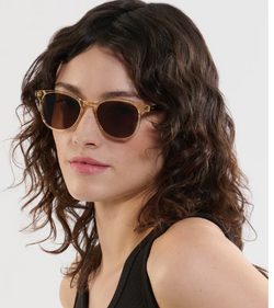 Krewe OLIVIER Champagne + Rue Tortoise Polarized Sunglesses
