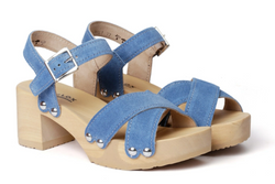 Softclox Jeanslook Blue Jean Low Heels