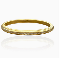 TAT2 Designs GOLD RIVA PAVE BANGLE B396