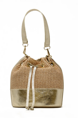 German Fuentes Leather Bucket Bag