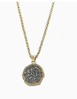 TAT2 Designs GOLD MINI MOLAT NECKLACE N619-GLD/VS-CLR