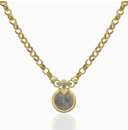 TAT2 Designs GOLD VECCHIO COIN NECKLACE N803
