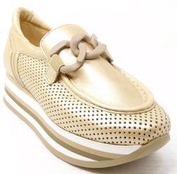 Softwaves Cassie Platform Slip-on Gold