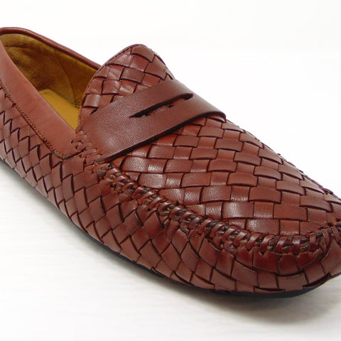 Robert Zur Mens Frisco Brown Shoes (NWT) Robert Zur Frisco Mens Brown Nubuck Lace Up Loafers & Slip  main image 4